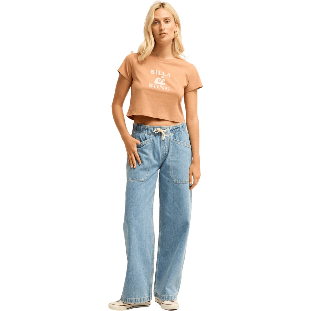2026 Billabong Womens Zonte Denim Jeans EBJDP03008 - Surf Spray